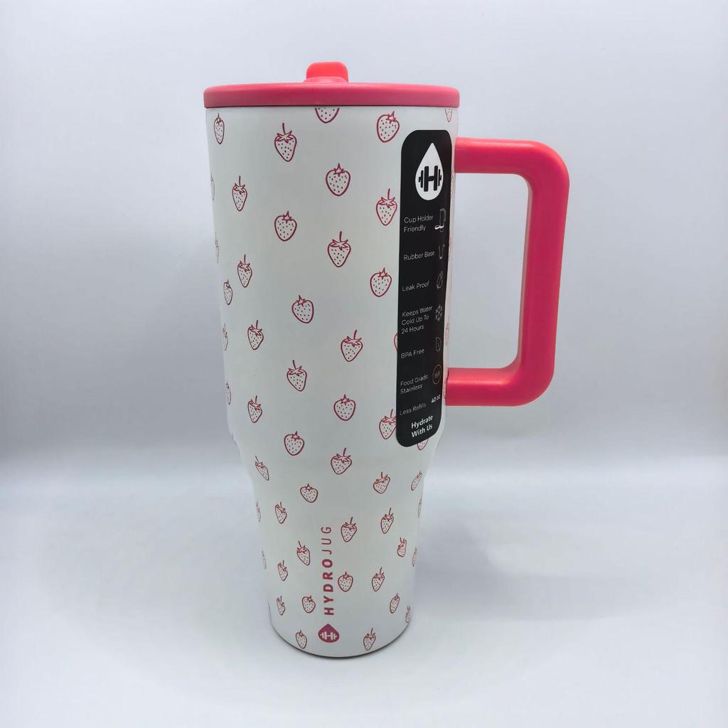 HydroJug Large 32oz/40oz Insulated Leak-Proof Travel Bottle with Handle