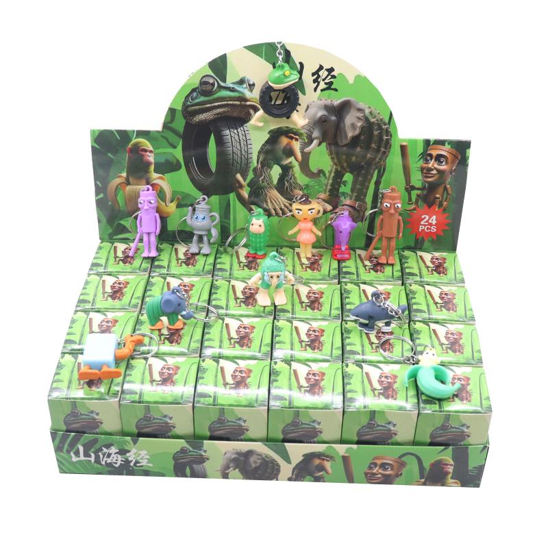 Tung Tung Tung Sahur Cutie Surpriză TungTung Sahur Breloc Pandantiv Figurină Trallelo Tralala Statuetă Rechin Lirili Larila Jucării Cadou