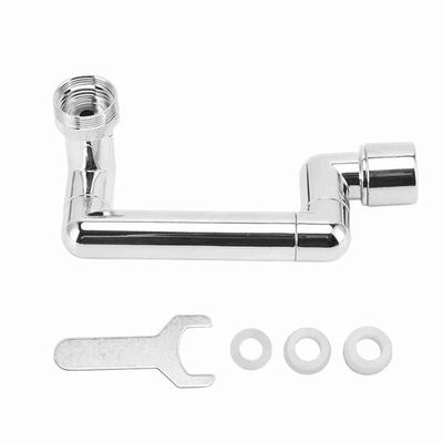 Faucet Extender Chrome Copper ABS Telescopic Swivel Faucet Tap Extension for Kitchen Wash Basin