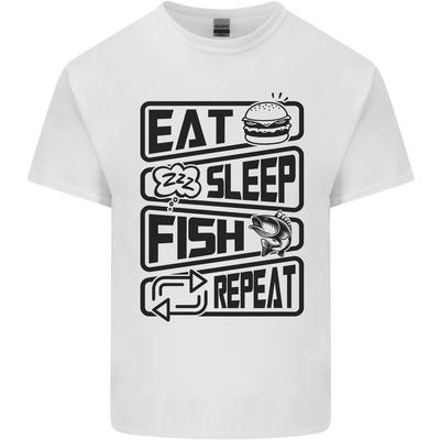 Eat Sleep Fish Repeat Funny Fishing Mens Light Cotton T-Shirt Unisex T-Shirt