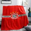 1PC FC Bayern Munich Patterned Flannel Blanket Suitable For All Seasons for Home Decor Warmth and Comfort Gifts Holiday Present