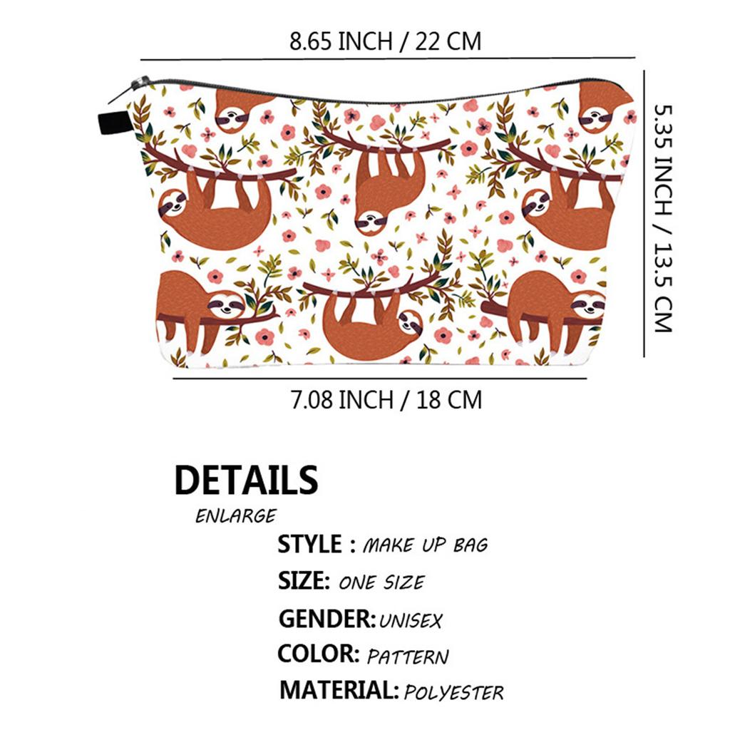 Kosmetyczka Style Przenośna kosmetyczka podróżna dla kobiet Kwiat