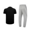Li Ning Casual Sportswear Unisex Standard Black+Coin Gray AHSQ777-1+AKLT541-4