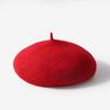 Woolen Warm Winter Kids Berets Solid Color Baby Pumpkin Cap Infant Winter Beanie  For Baby Girl