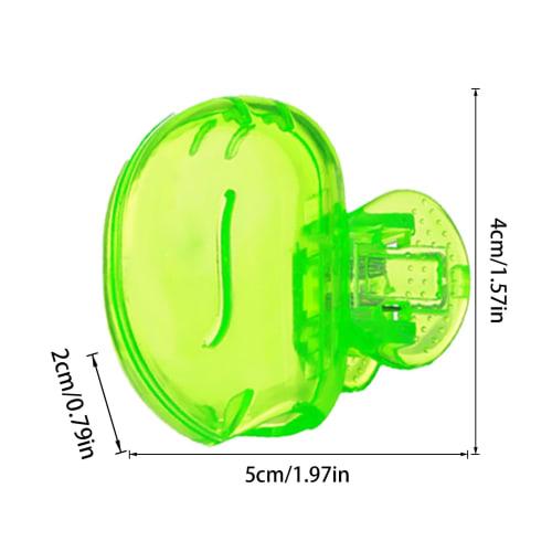 Dental Travel Case - Oral Care Cover, Brush Head Case | Toothbrush Head Protector Cover, Cap Case, Toothpaste Clip Cover, Portable Cap Case, 4-Pack, C