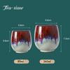 85/160ML Japanese Style Teacup Water Cup Stoneware Ceramic Coffee Cups Kiln Change Kungfu Teacup Beer Tea Mug Cuisine Drinkware