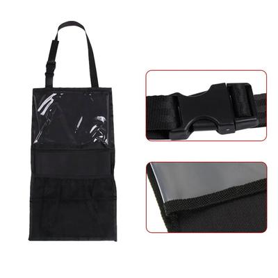 Baby Safe Car Seat Organizer Multi Pocket Hanging Storage Bag with Hooks for iPad Tablet Travel Auto Accessories