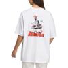 Adidas T Shirts Women's White Crew Neck Moderate Straight Fit IP3960