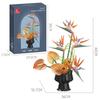 Tropical Bird of Paradise Building Blocks: DIY Flower Ornament for Room Decoration