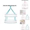 Laundry Drying Basket With Foldable Design For Home And Apartment Use