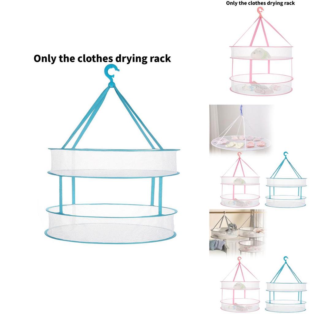 Laundry Drying Basket With Foldable Design For Home And Apartment Use