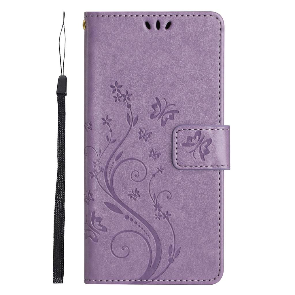 For Xiaomi Redmi Note 13 5G Case Butterfly Pattern PU Leather Wallet Phone Cover