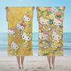 Towel Textile Bathrobe Flower Beach Quick-Drying K-KittyS Yellow SRO Lightweight Portable Camping H-HelloS Swim Pool Travel