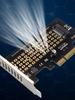 M.2 NVME To PCIe 3.0 X4 Adapter Up To 32Gbps PCI-E GEN4 for Desktop PC for 2280/2260/2242/2230 M.2 NVMe SSD