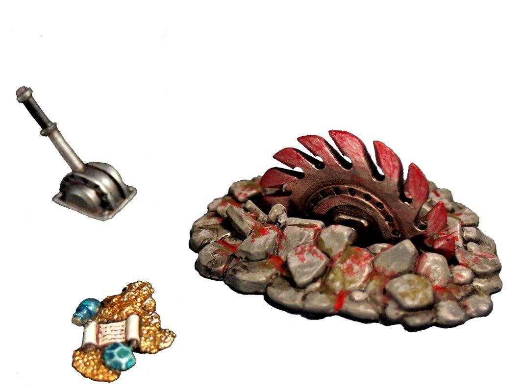 Аксессуары модели Aurora [Ловушка с пилой] Набор ловушек Гаражный комплект Фигурка KT23