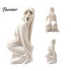 Ghost Figurine Funny Halloween Booty Figurine, 3D Printed Quirky Statue, Whimsical Home Ornament Hilarious Desktop Decoration for Office Tabletop