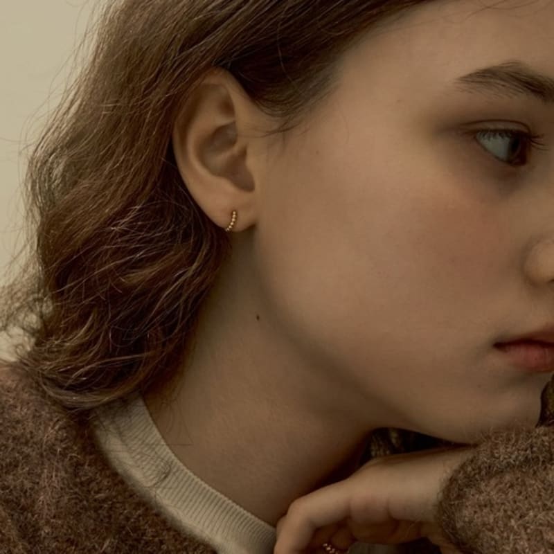 BEFORE MOONRISE 14K Classic Ball Earrings GE304