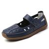 Large size 3544 summer handmade retro sandals soft-soled mother shoes Velcro casual women's shoes