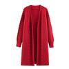 2026 new European and American style casual fashion versatile rivet knitted cardigan jacket