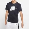 Nike T Shirts Men's Crew Neck Moderate Straight Fit CD1297-010