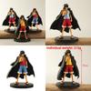 Luffy One Piece Pvc Anime Model Ornament With Cloak Design Toy For Fans Gift