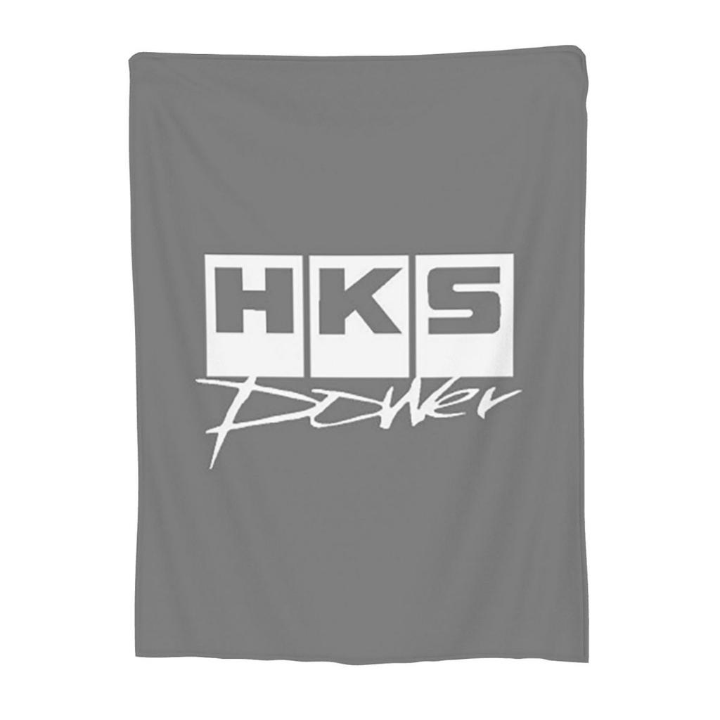 HKS Vintage Logo Blanket Soft Warm Flannel Throw Blanket Bedspread for Bed Living room Picnic Travel Home Couch