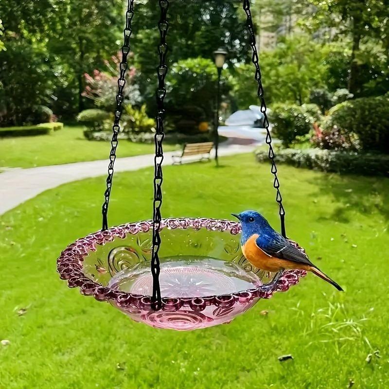 BirdFeeder Outdoor Bird Feeder for Balcony Garden, Hanging Hummingbird Feeder for Garden and Courtyard