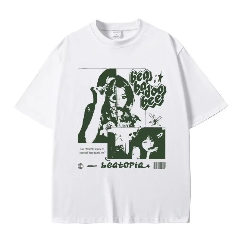Singer Beabadoobee Graphic Print Tshirt Unisex Women Fashion Cotton Oversized Tshirt Unisex Casual Y2k Style Short Sleeve T Shirts