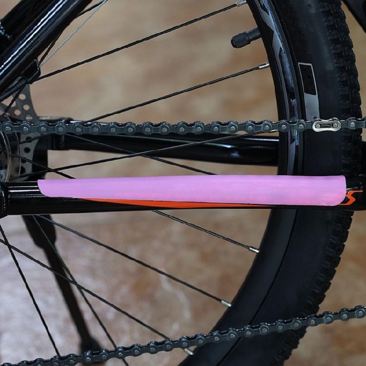 Road Bike Down Tube Frame Protector Silicone Sticker Bike Chainstay Protector
