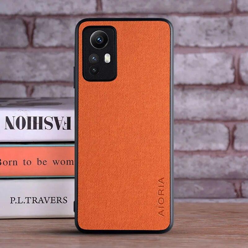Case for Xiaomi Redmi Note 12S Coque Luxury Textile Leather Skin Soft Cover Funda for Redmi Note 12s Case Capa
