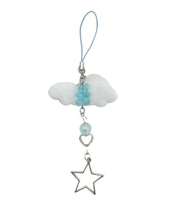 WEGO Star Angel Sevimli Kızsal F Saksafon Anahtarlık, Okul, Kadınlar için Hediye,