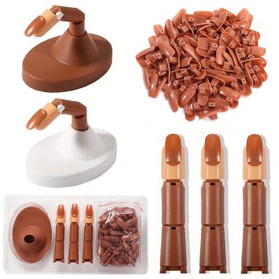Manicure Joint Finger Mechanical Nail Set For Beginners To Practice Activities With Base To Practice Nails