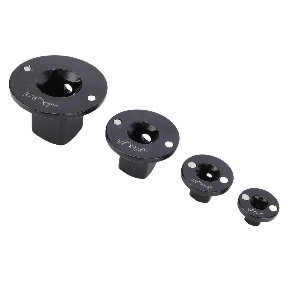 4Pcs Impact Socket Adapter Set Low Profile Drive Ratchet 3 4in To 1in 1 2in To 3 4in 1 2in To 3 8in 1 4in To 3 8in