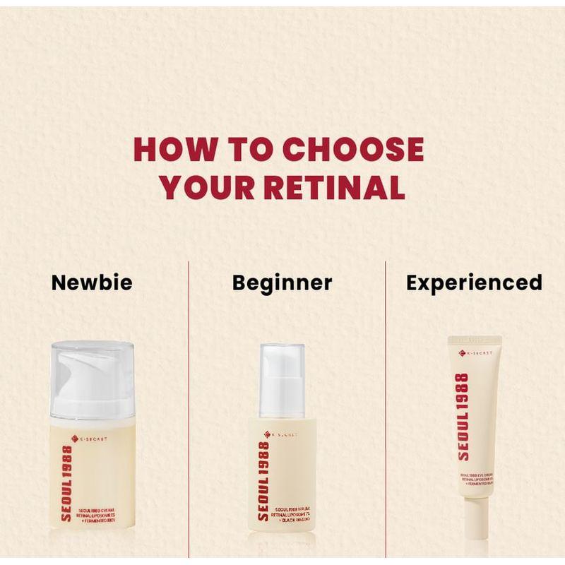 KSECRET SEOUL 1988 Eye Cream : Retinal Liposome 4% + Fermented Bean