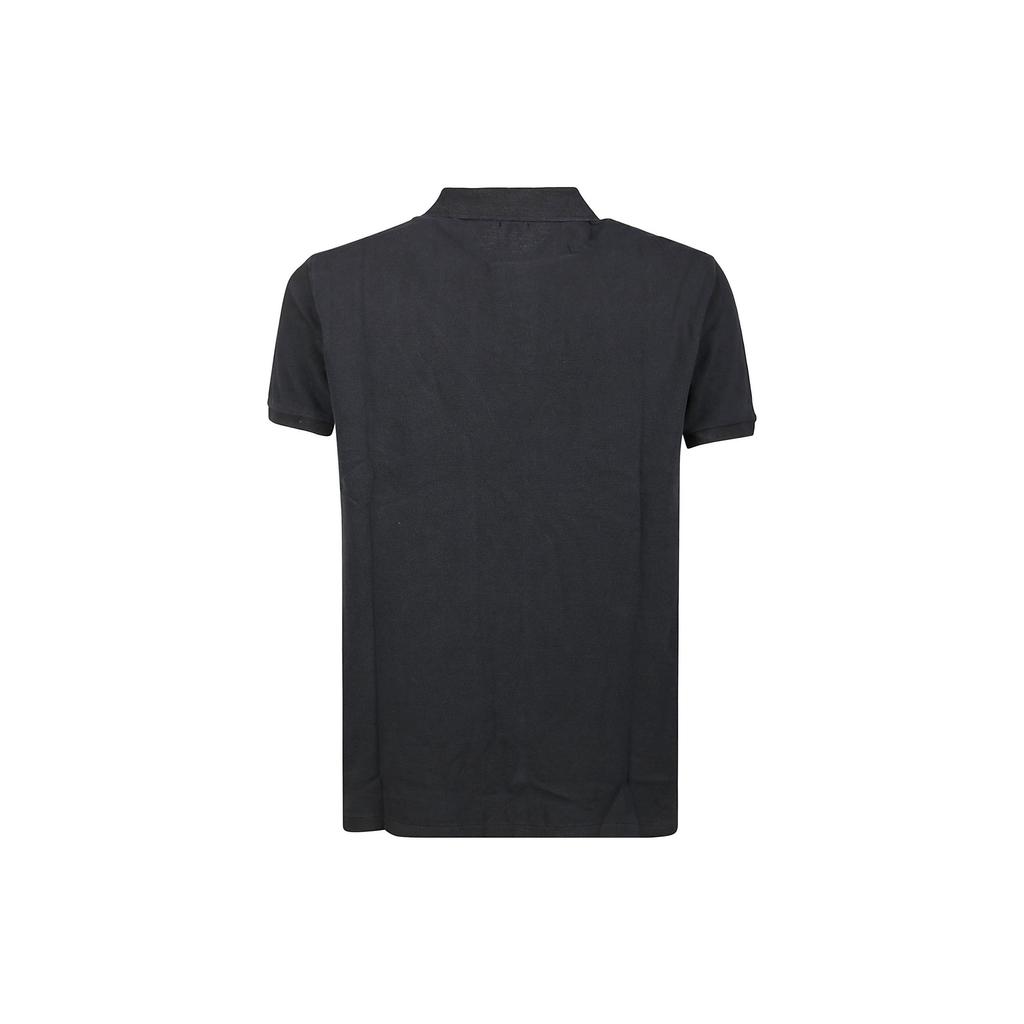 Polo Ralph Lauren SS22 Solid Color Small Logo Embroidered Short Sleeve Polo Shirt Men Tops Black 710814416001POLO