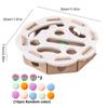 Interactive Cat Puzzle Toy with Bell Ball Cat Exercise Toy Indoor Sports Entertainment Hunting Cat Toys for Cats