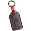 Compatible with Honda and Step Wagon Smart Key This Genuine Leather Key Cover Makes a Great Gift for New Also a Black Genuine Leather Smart Key Case
