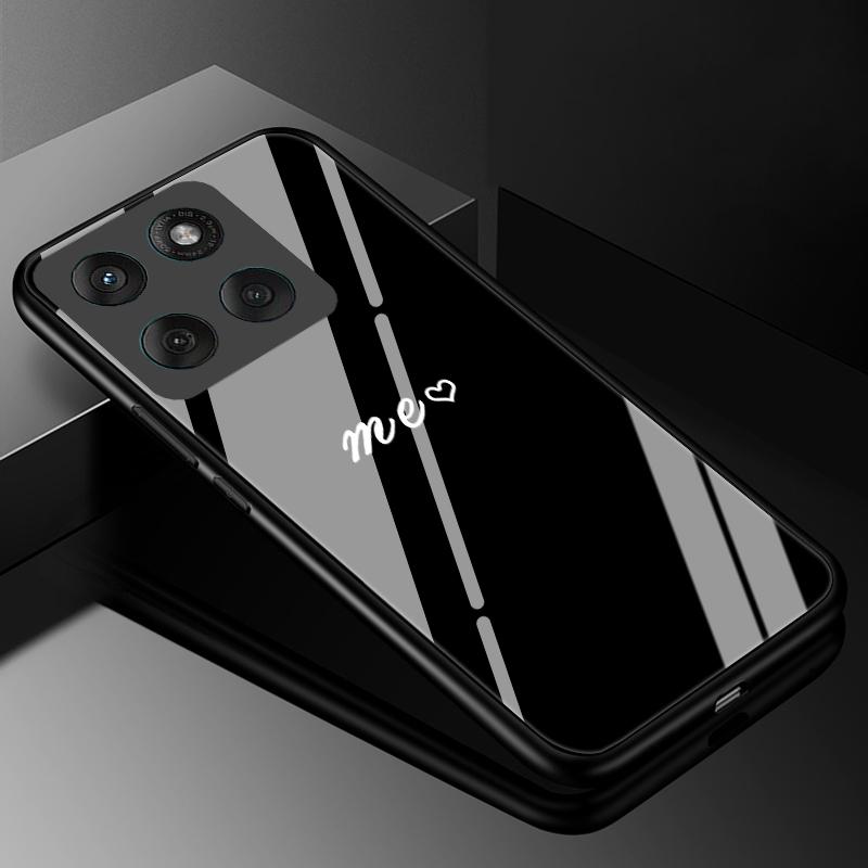 Handyhülle aus gehärtetem Glas für Motorola Edge 60 Fusion 60 Neo 60S Hülle Hart-PC Fundas Rückseite Bumper für Moto Edge60 Stylus Coque