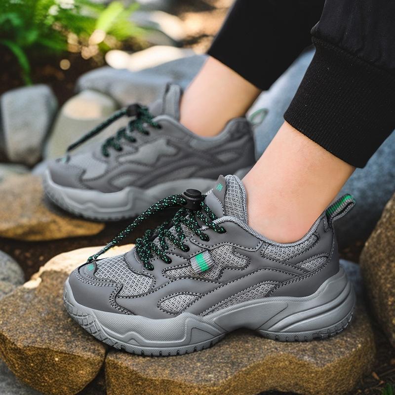 2025 new children's and boys' shoes summer mesh breathable sneakers non-slip medium and older children's boy dad trendy shoes