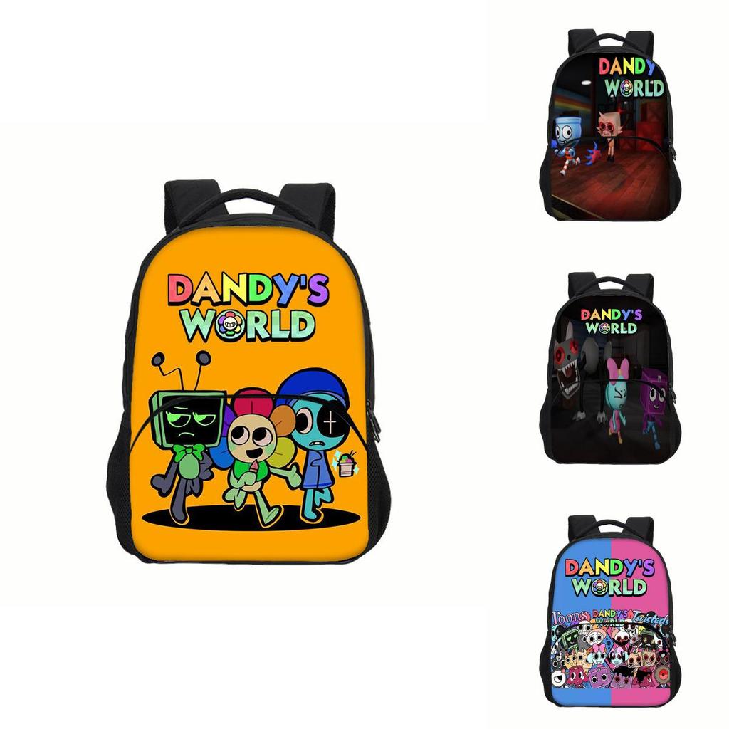 Dandys World Roblox Kids School Backpack With Printed Nylon For Elementary Students