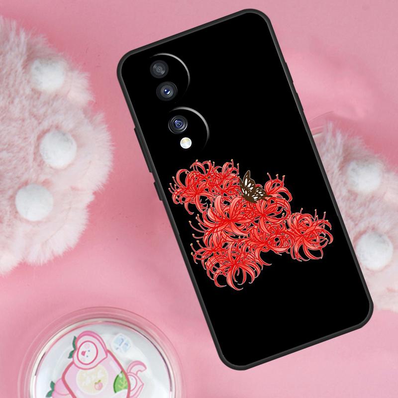 Lycoris radiata Case For Honor Magic 7 Lite 5 6 Pro Honor 200 50 70 90 Lite X9b X9a X8b X8a X8 X9 X9c Cover