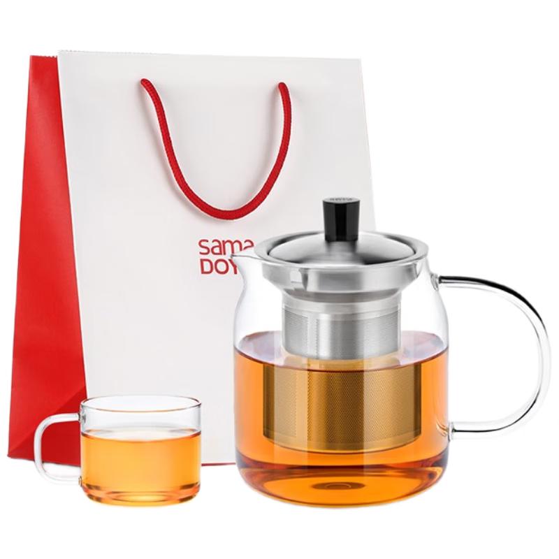 Shangming T104 Glass Teapot and Cup Set