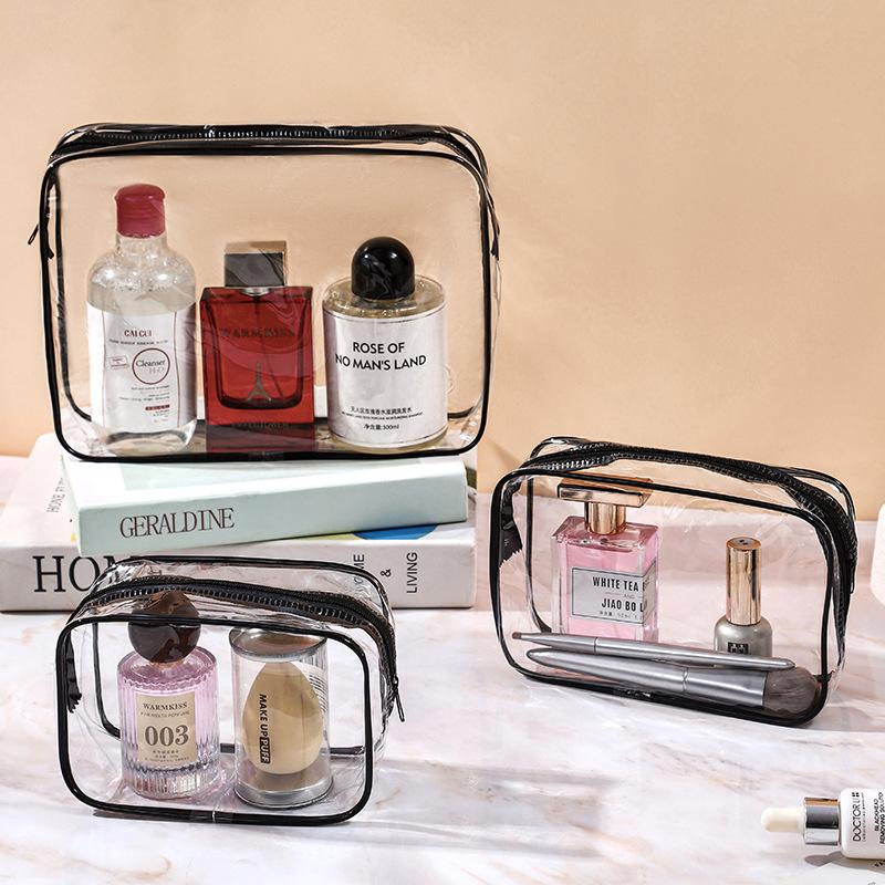 Transparent Cosmetic Storage Bag Liquid Makeup Bag for Air Travel Sealed Luggage Organizer Boarding Aircraft Storage Bag
