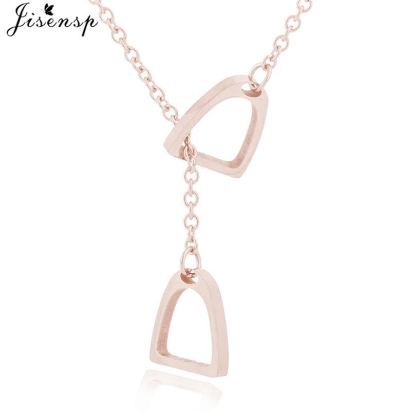 Lucky Running Horse Pendant Necklace Women Jewelry Cute Animal Horseshoe Horse Necklaces Mother's Day Accessories