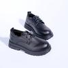 Children's Shoes Wholesale 2026 Student Season New Arrivals African Children's School Shoes Matte Black Leather Shoes Performance Stage Shoes