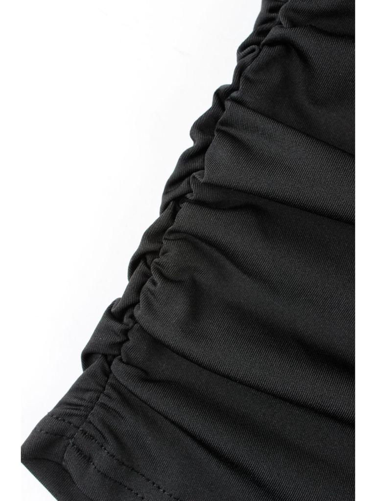 European-American Fashion: Sexy Hollow Irregular Slim Ribbon Hip-Hugging Short Dress