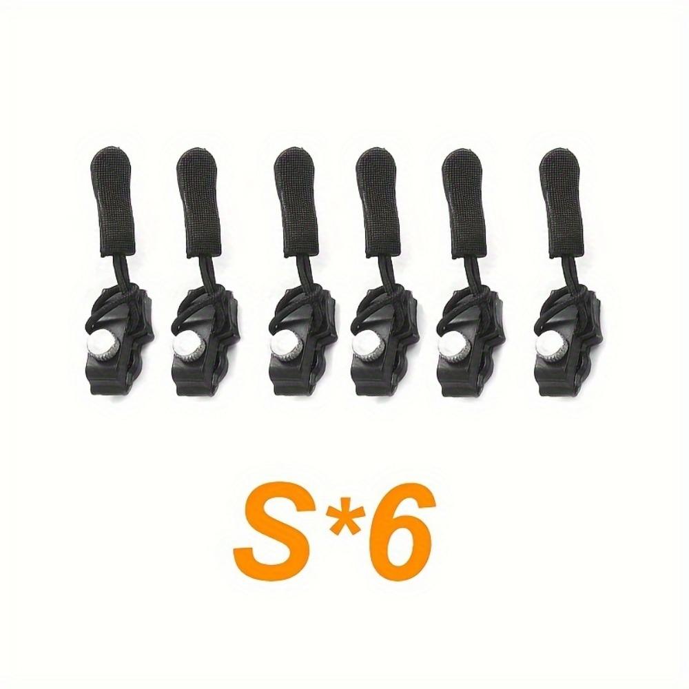 

3/6/9 шт. Комплект для ремонта молнии, универсальная сменная головка винта для мгновенного ремонта молнии с раздвижными зубцами S