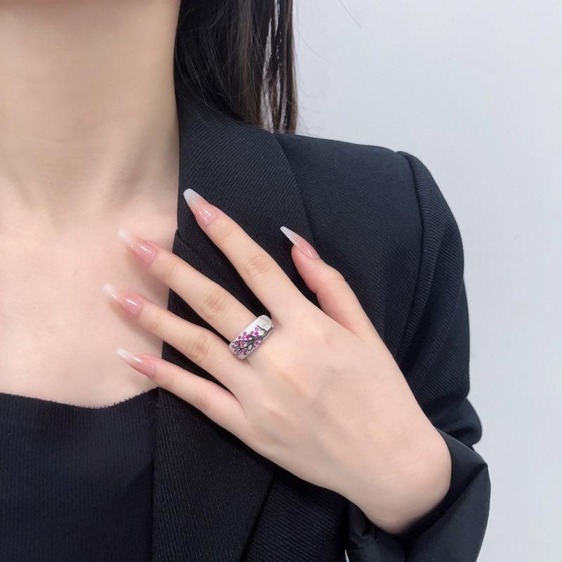 

Аксессуары Креативный Набор С Бриллиантами Персонализированное Кольцо В Виде Ветви Цветущей Сливы Женское Кольцо На Указательный Палец Ювелирные Изделия No. 7