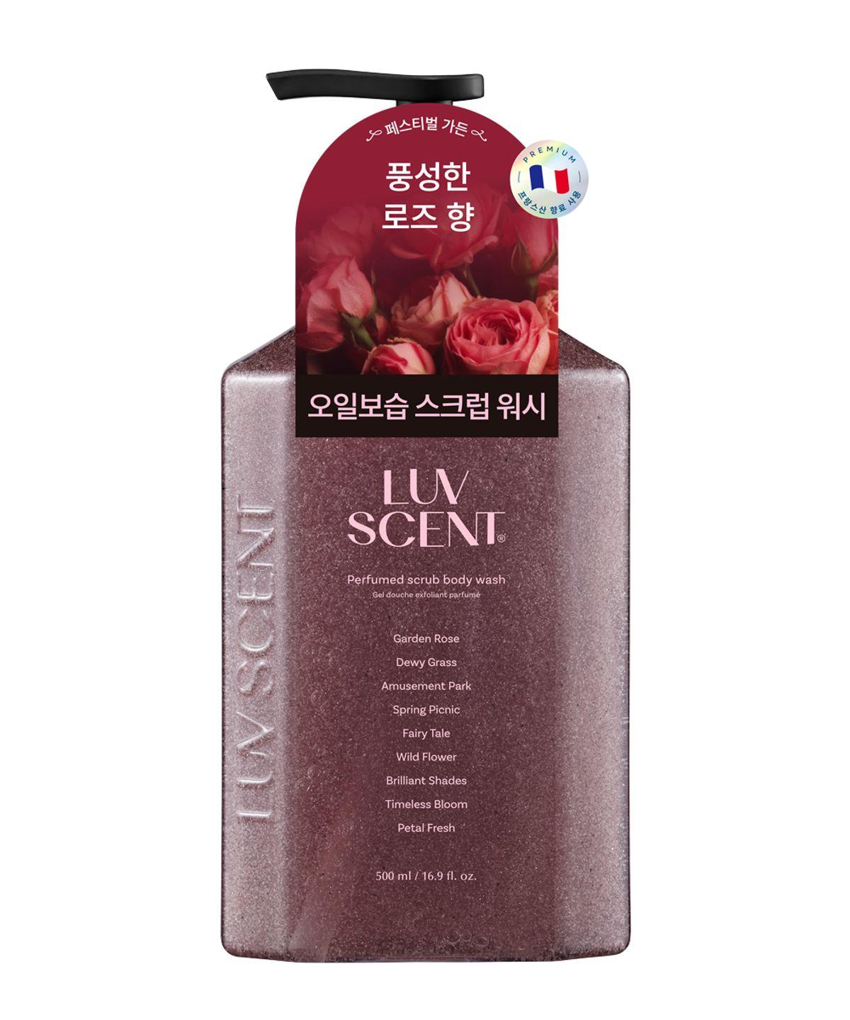 Scrub Body Wash Festival Garden Rose Scent 500ml