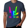 Teile die Liebe T-Shirt Feuchtigkeitsregulierendes Sport-T-Shirt